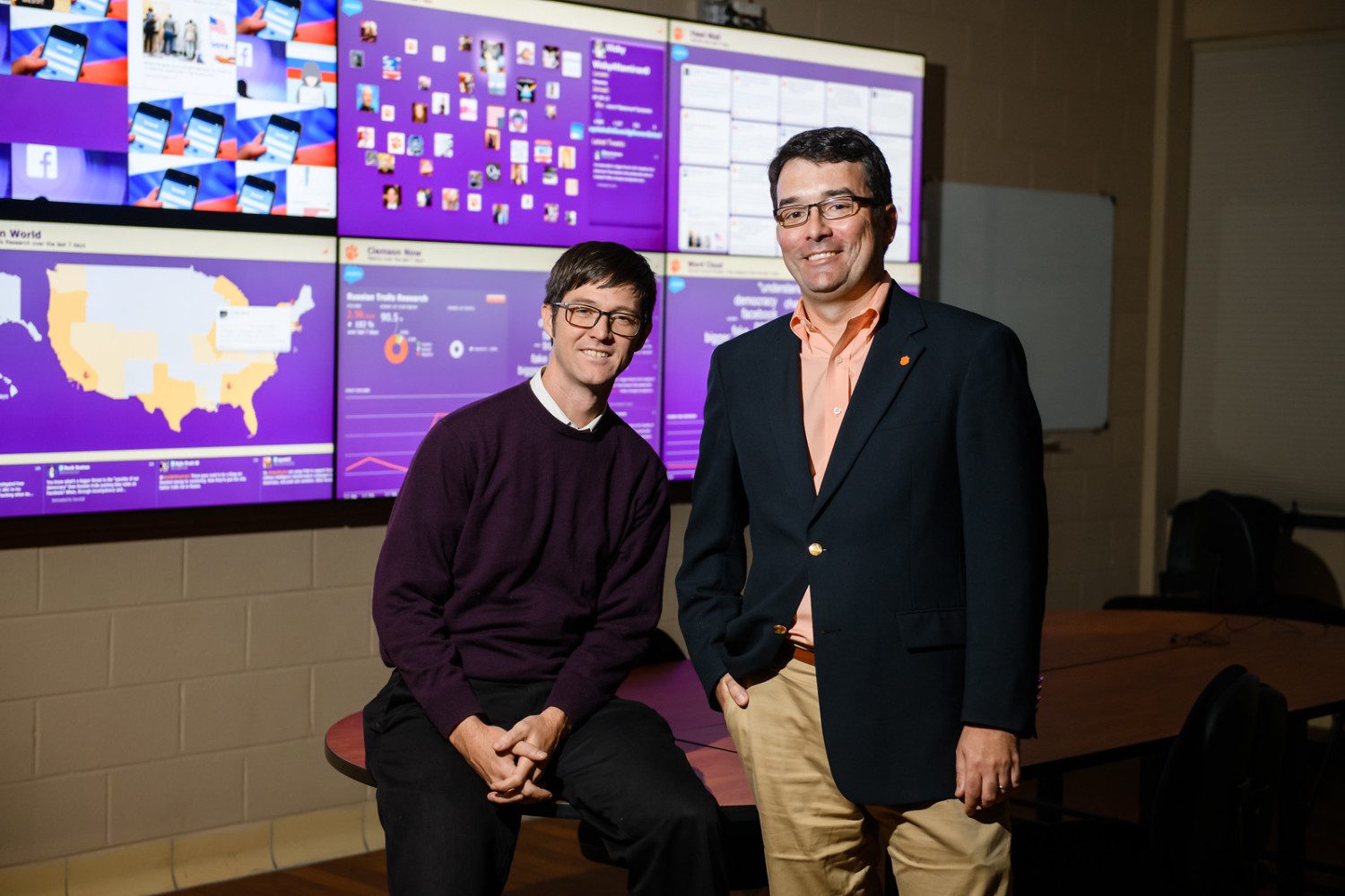 Patrick Warren, Darren Linvill in Social Media Listening Center