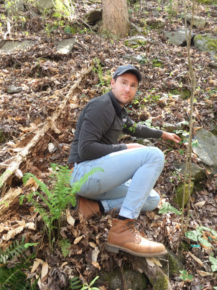 Matthew Koski in the field.