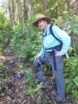 Chris Parkinson in the field.