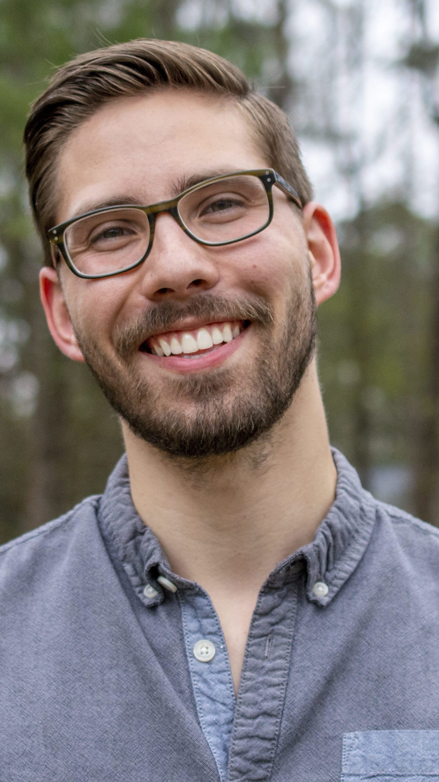 Tristan, a NSF Fellow, smiling