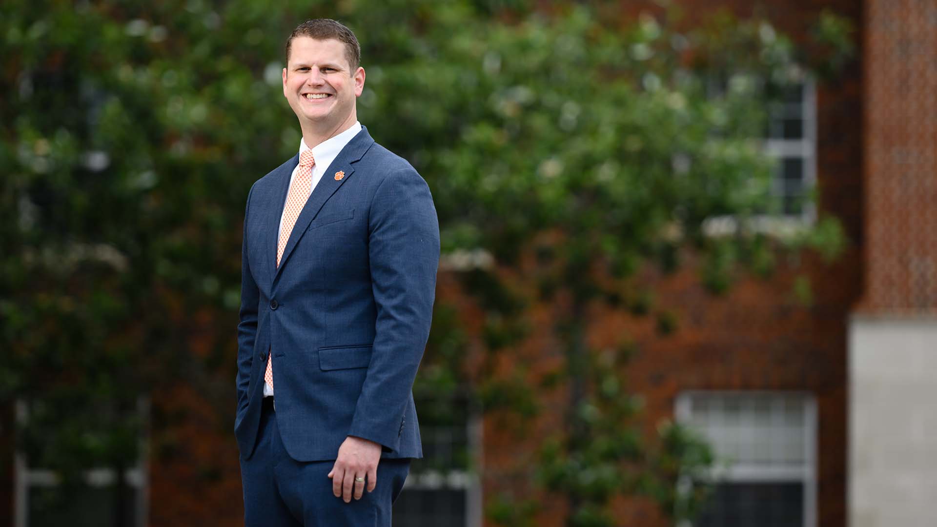 Interim National Scholars Program Director Andrew Pyle at the Honors Center on Clemson University campus.