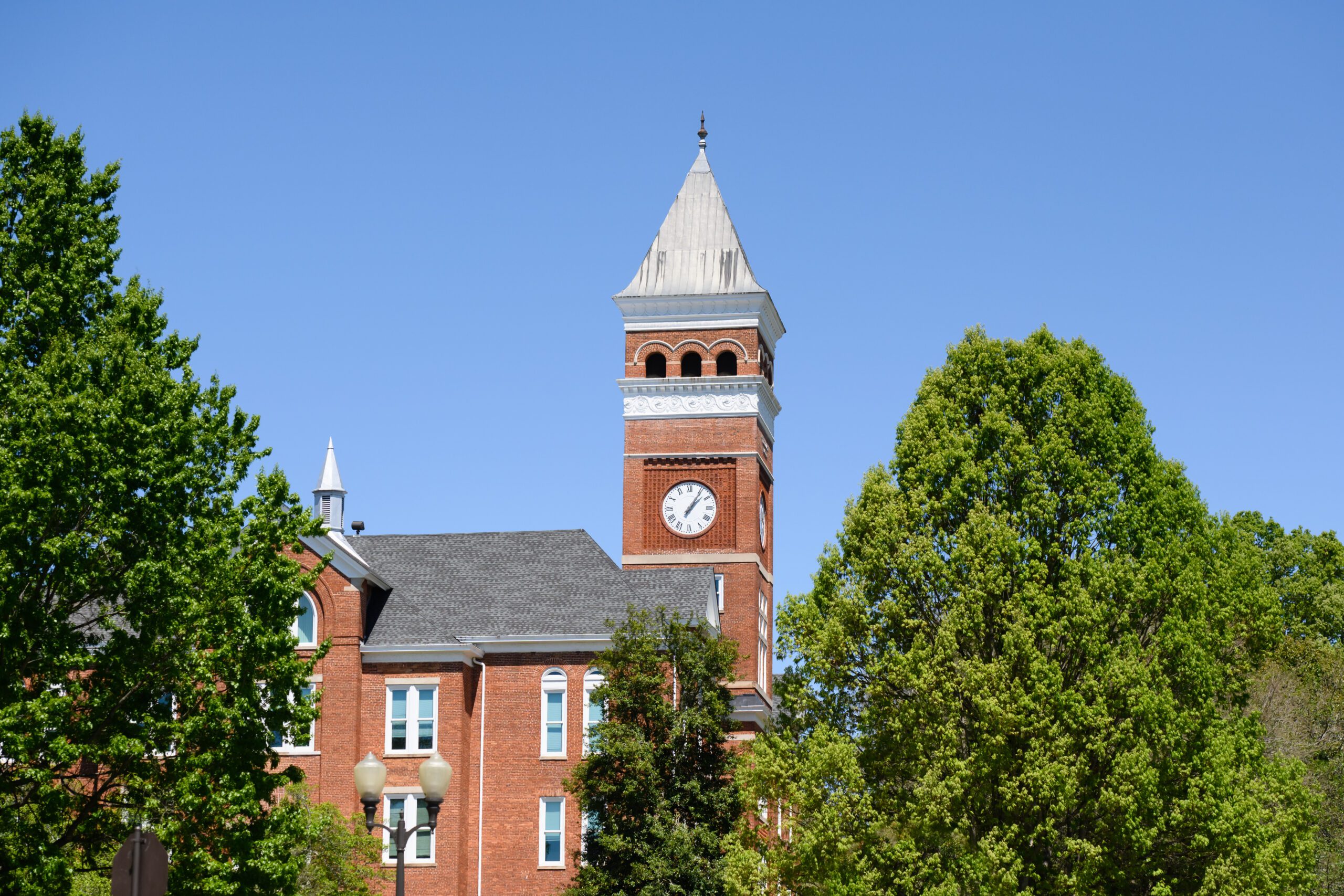 Photo of Tillman Hall in spring 2023