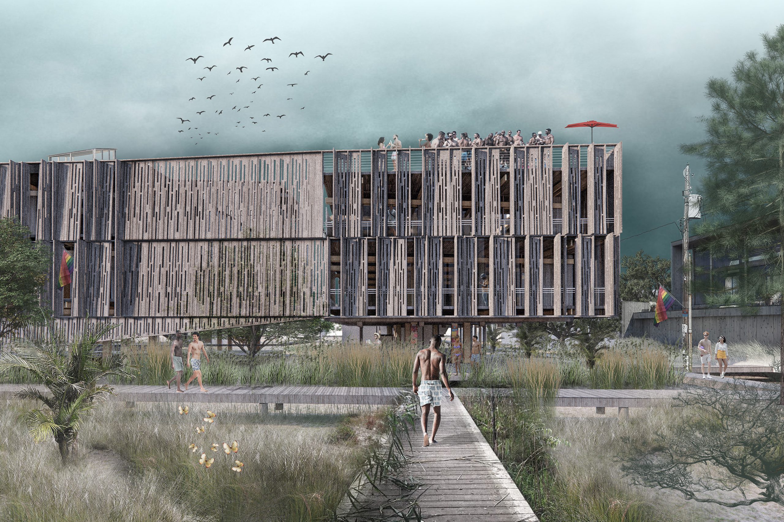 A render of "Restoring a Haven," created by Connor Smith and William Scott.