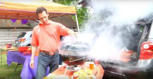 Cook food to a safe minimum internal temperature to destroy harmful bacteria. Meat and poultry cooked on a grill often browns very fast on the outside. Use a food thermometer to be sure food has reached a safe temperature.