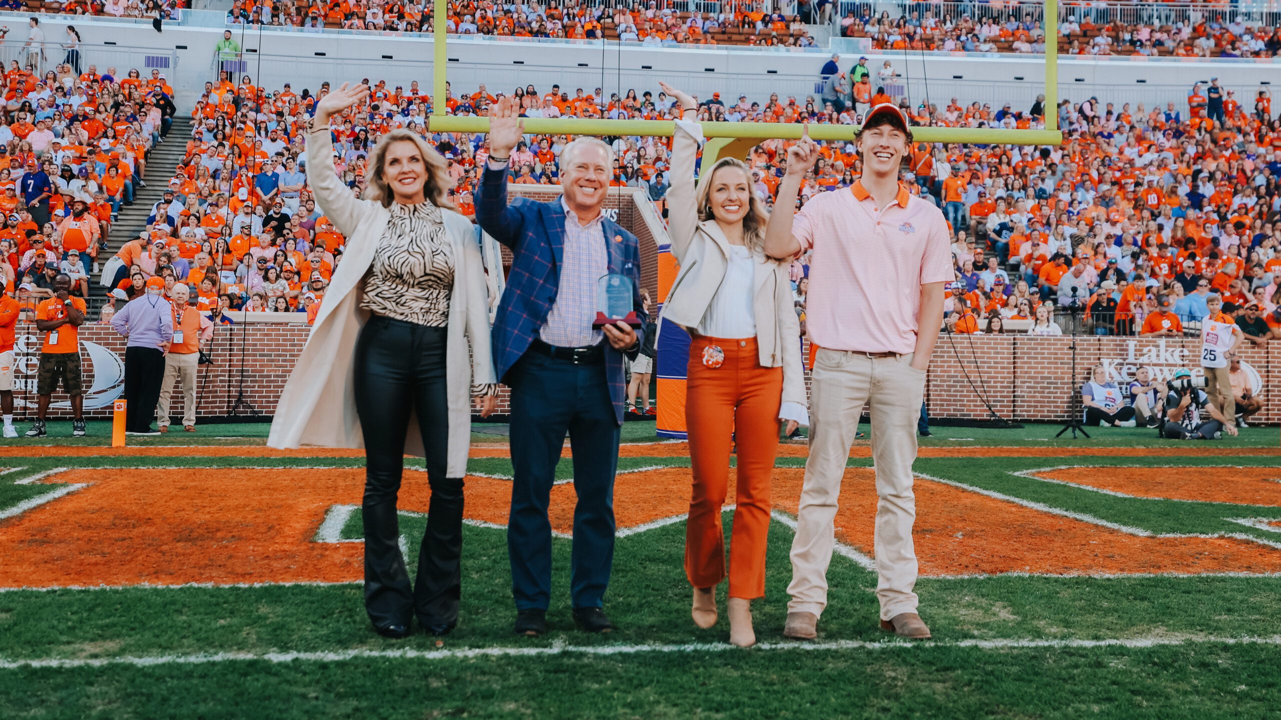 Davidsons were named 2023 Herb Coughlan Memorial Family of the Year